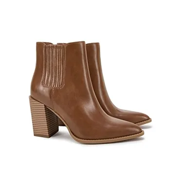 Ricristy Stylish Women's Chelsea Ankle Boots with Comfort
