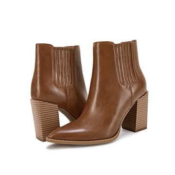 Ricristy Stylish Women's Chelsea Ankle Boots with Comfort