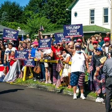 Trump Vance Yard Sign 2024 - 18x12 Support Your Candidate