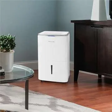 Frigidaire 50-Pint Smart Dehumidifier for Basement, Garage, Attic, 115V, Energy Star Moisture Absorb...