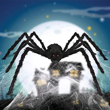 Realistic Halloween Spider Decorations Set for Creepy Decor