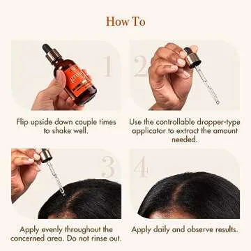 Red by Kiss Growth MD Hair Growth Scalp Serum, Biotin, Niacinamide, Panthenol, Rosemary Oil Infused, Made with 100% Natural Ingredients, USDA Certified Organic Oils, Non-GMO