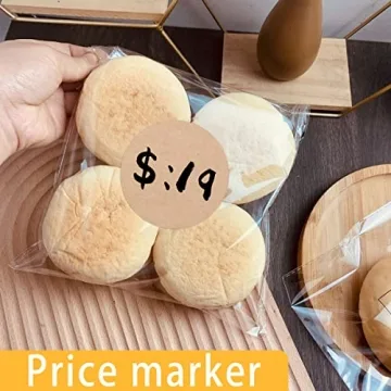 PARLAIM 3" Color Coding Dot Stickers in Dispenser Box