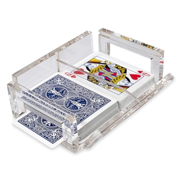 Elegant La Canasta Card Holder with 2 Decks