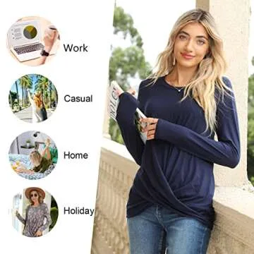 Stylish Anymiss Women's Tunic Tops for Spring 2025
