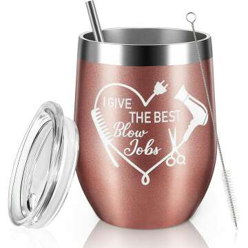 Hairstylist Wine Tumbler - Perfect Gift for Friends