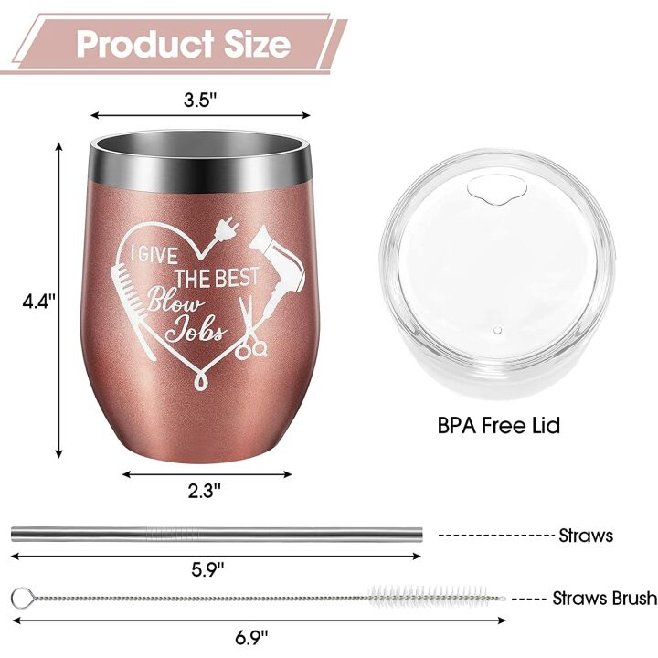 Hairstylist Wine Tumbler - Perfect Gift for Friends
