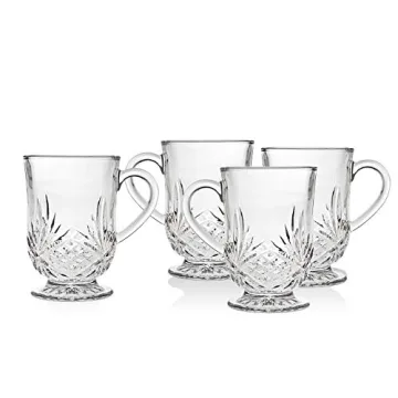 Godinger Dublin Collection Coffee Mugs Set of 4 Elegant Cups