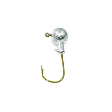 Temorah Unpainted Jig Heads,Ball Heads with Bronze Hook (Unpainted Bronze Hook, 1/32 OZ 50 PCS)
