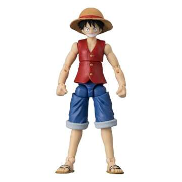 Ultimate Legends One Piece Monkey D. Luffy Action Figure - Highly Articulated 5" Collectible