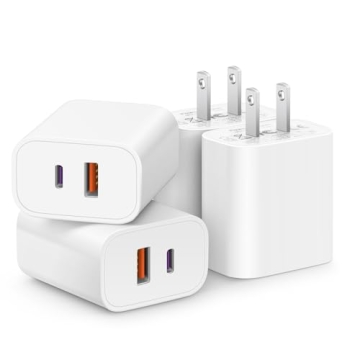4 Pack Fast Charging USB C Multiport Wall Charger
