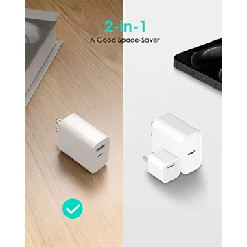 4 Pack Fast Charging USB C Multiport Wall Charger