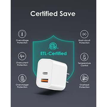 4 Pack Fast Charging USB C Multiport Wall Charger