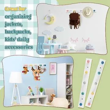 Maitys Kids Coat Rack - Colorful Hook for Organizing Kids' Room