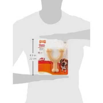 Durable Nylabone Wishbone Chew Toy for Aggressive Chewers