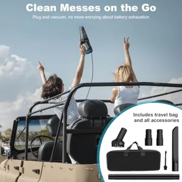 Cordless Handheld Vacuum Cleaner with LED Light