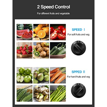 QCen Juicer Machine 500W with Wide Mouth Feed Chute