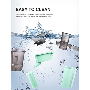 QCen Juicer Machine 500W with Wide Mouth Feed Chute