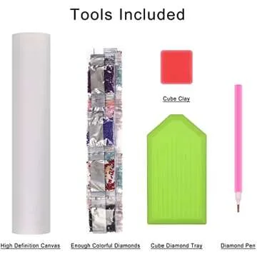 LIULIMI 5D Diamond Painting Kit - Romantic Castle Design