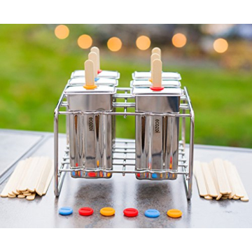 Ecozoi Stainless Steel Popsicle Molds for Healthy Treats