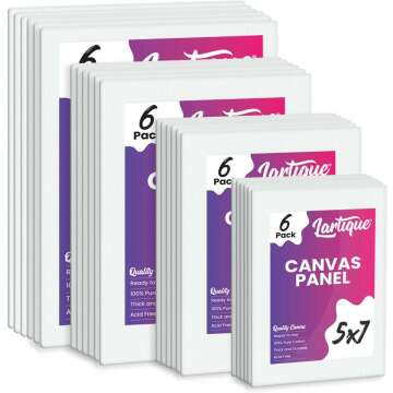 Lartique Painting Kit with Canvas & Acrylic Paints