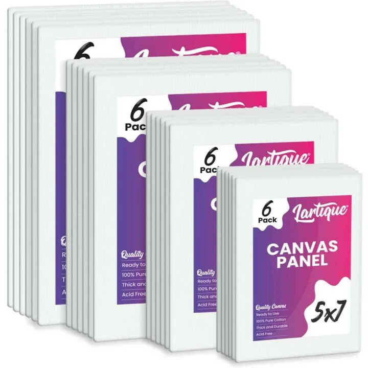 Lartique Painting Kit with Canvas & Acrylic Paints