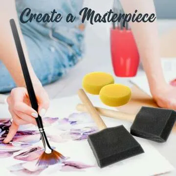 Lartique Painting Kit with Canvas & Acrylic Paints