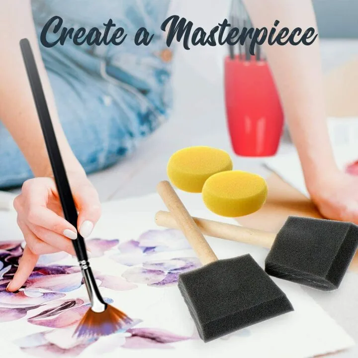 Lartique Painting Kit with Canvas & Acrylic Paints