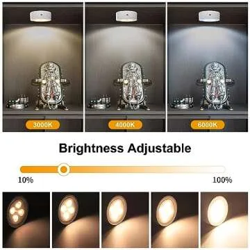 Battery Operated Picture Lights with Remote Control - 3 Pack