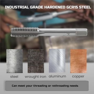 Anfrere 80pcs Tap and Die Set for Precision Threading