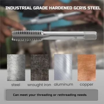 Anfrere 80pcs Tap and Die Set for Precision Threading