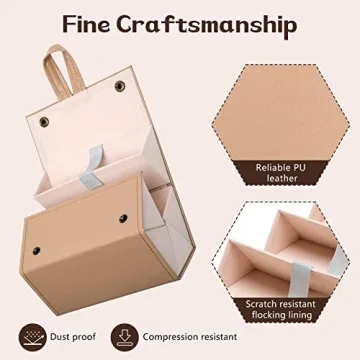 Sunglass Organizer Case - Foldable 5 Slot Eyewear Storage