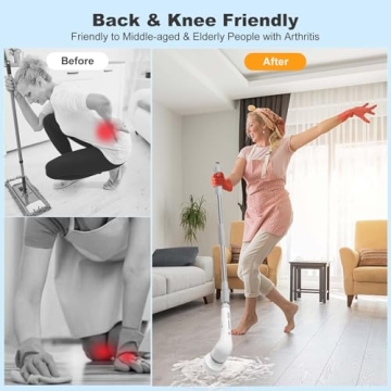 Effortless Bathroom Cleaning with TIKUTKU Spin Scrubber