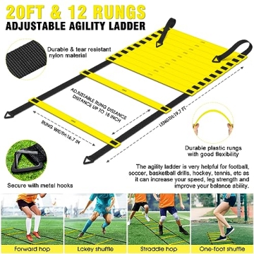 Portable Soccer Goal Set with Ball and Training Accessories