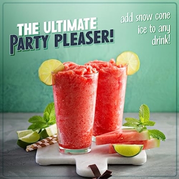 Nostalgia Snow Cone Shaved Ice Machine for Fun Treats