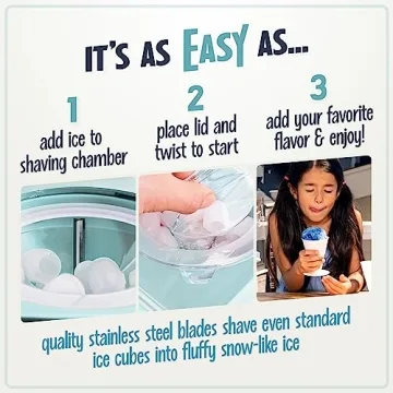 Nostalgia Snow Cone Shaved Ice Machine for Fun Treats