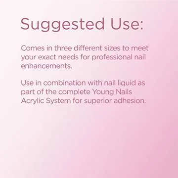 Young Nails Acrylic Core Powder - Self-Leveling Acrylic Nail Powder, Clear Nude Pink White Acrylic Powder for Nail Extenstion, Professional Grade, Superior Adhesion, Color - French Pink, 45g