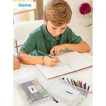 Durable 14-Piece Waterproof Mesh Zipper Pouches for Organization