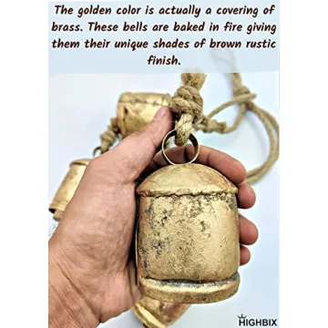 Rustic Harmony Cow Bells Cluster for Home Decor