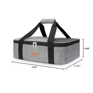 LUNCIA Casserole Carrier for Hot or Cold Food Transport