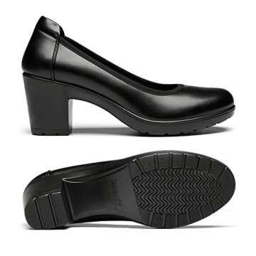 Comfortable Low Block Heels for Work and Weddings