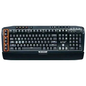 Logitech G710+ Mechanical Gaming Keyboard with Tactile High-Speed Keys - Black