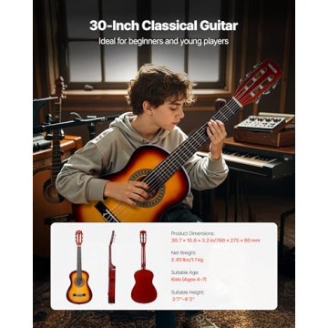 VEVOR Acoustic Guitar 30 Inch Starter Kit for Kids