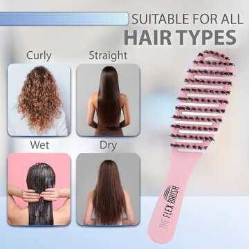 Flex Brush Petite - Ultimate Detangling Hair Tool