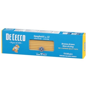 Authentic De Cecco Spaghetti Pasta 16 Oz Pack for Sale