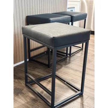 Stylish ALPHA HOME Bar Stools Set of 2 for Kitchens