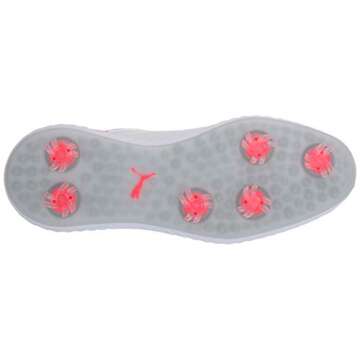 Puma Golf Women's Ignite Blaze Pro Golf Shoe, Puma White-High Rise, 8.5 M US