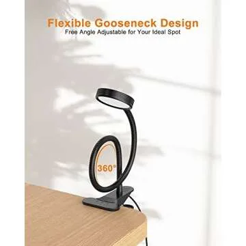 LEPOWER Clip-on Light: Perfect for Reading & Working