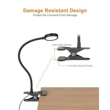 LEPOWER Clip-on Light: Perfect for Reading & Working