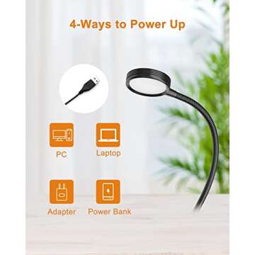 LEPOWER Clip-on Light: Perfect for Reading & Working